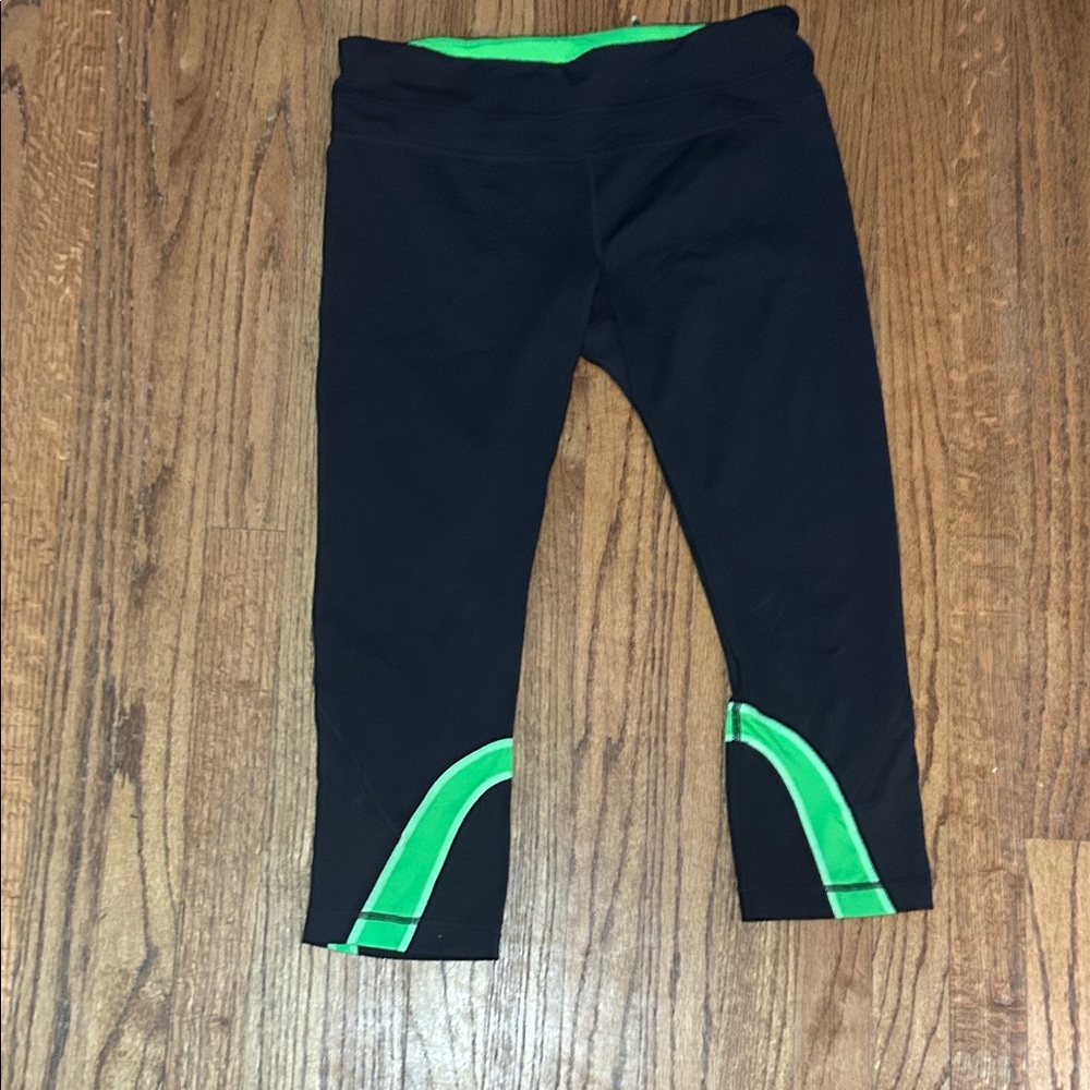 Lululemon | Run Inspire Crop II leggings in black-size 10